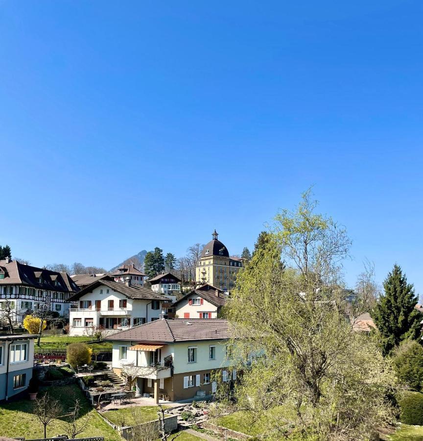 Studio Bahnhof Spiez Apartment Exterior photo