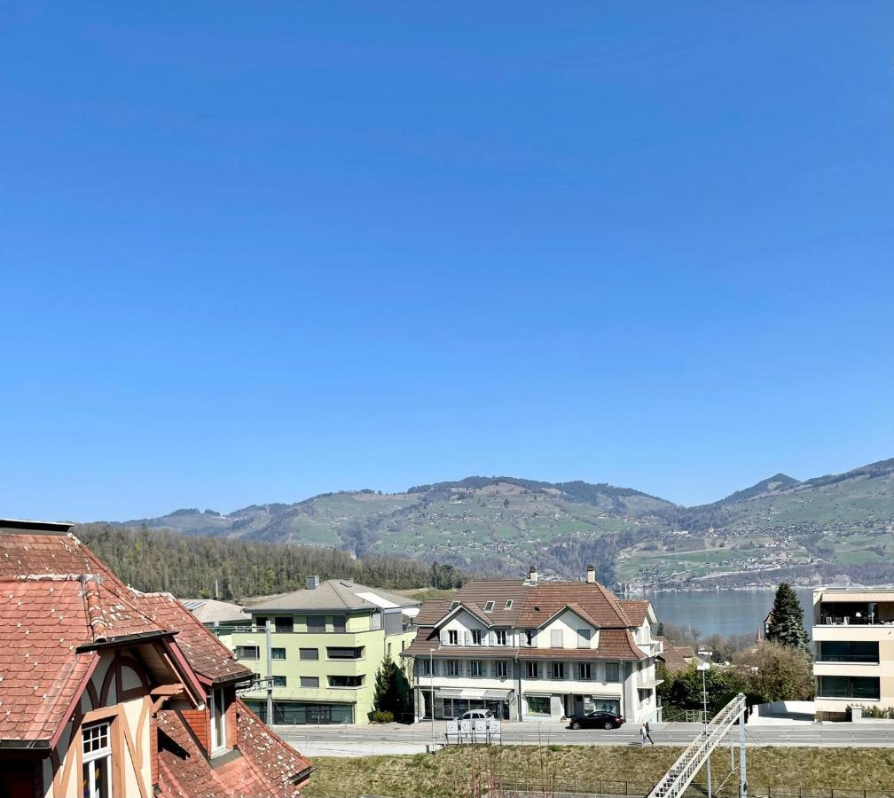 Studio Bahnhof Spiez Apartment Exterior photo